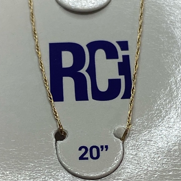 14K YELLOW GOLD dainty thin chain 20” REAL GOLD - Picture 2 of 10